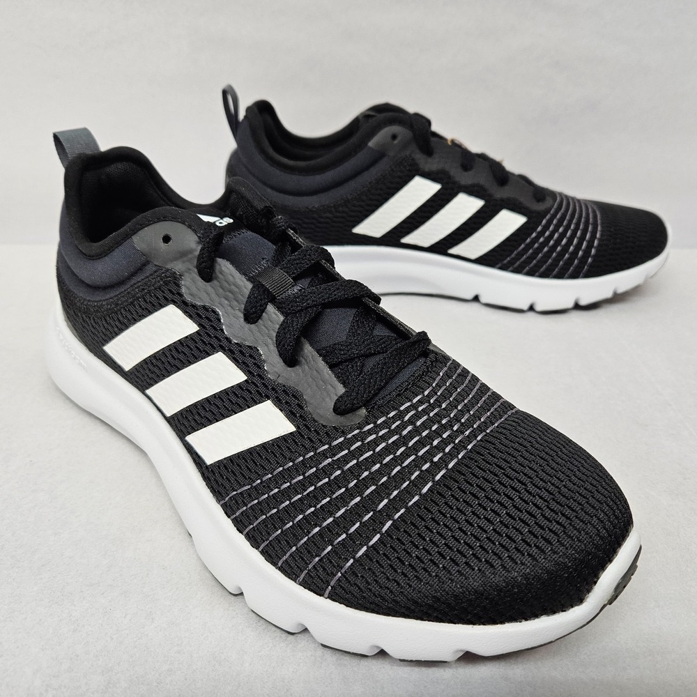 Adidas Women's Fluidup Running Shoes H02009 Black White Sz 8.5